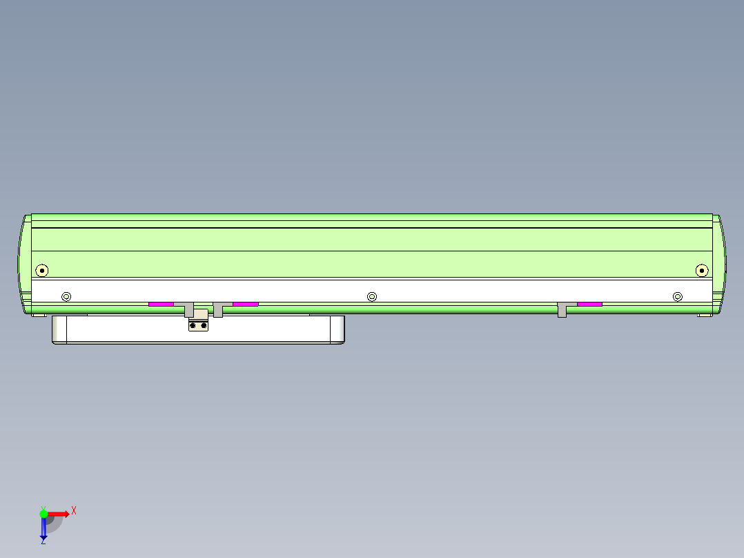 威洛博LC系列3d模型模组LC17E2Y-S250俯视图