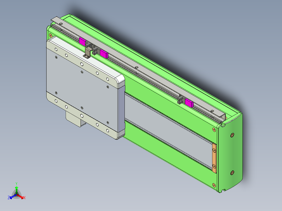 威洛博LC系列3d模型模组LC17E2Y-S250正等轴测图