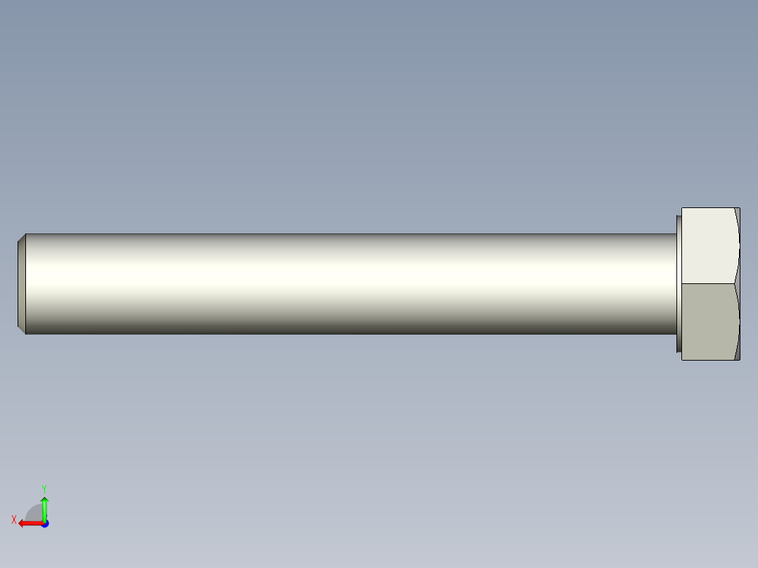 螺钉-DIN_931-M20x2.5x130_30.stp后视图