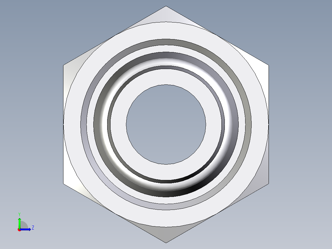 卡套式工业通用硬管接头EO_Distance_piece_adapter_DA20S71左视图