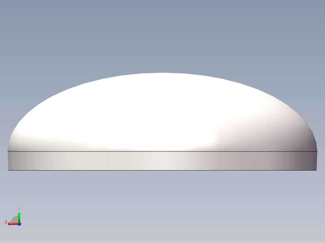 EHA椭圆形封头DN400后视图