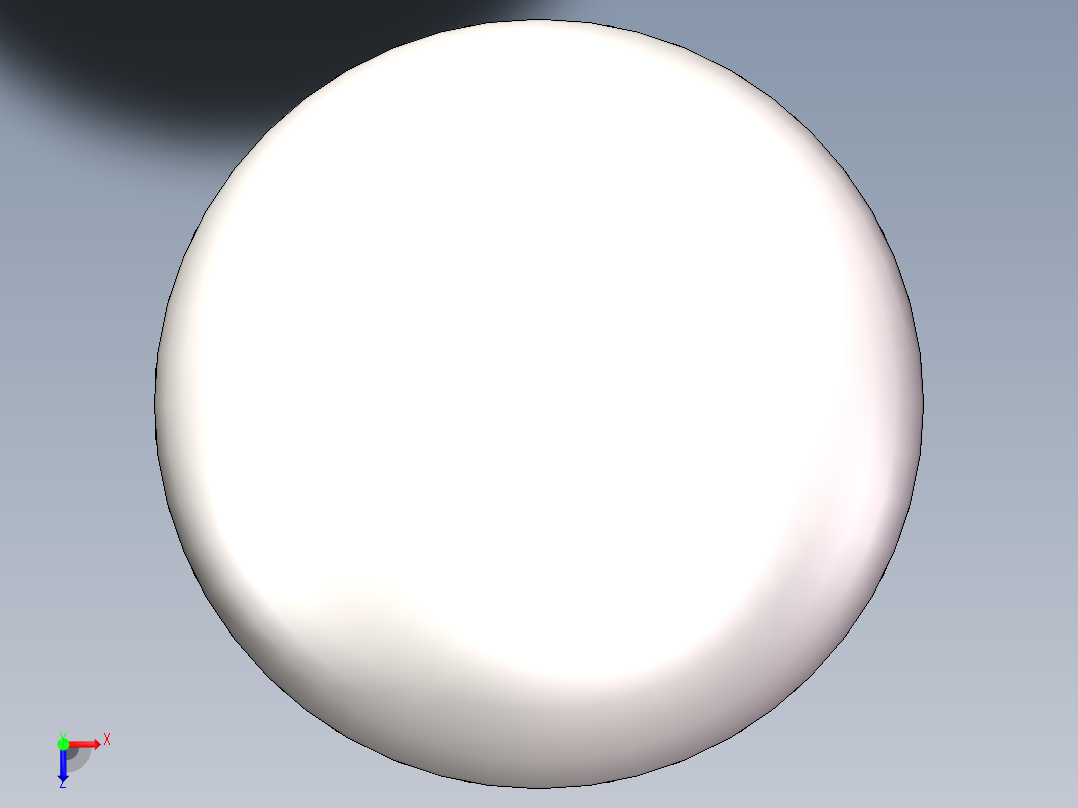 EHA椭圆形封头DN400俯视图