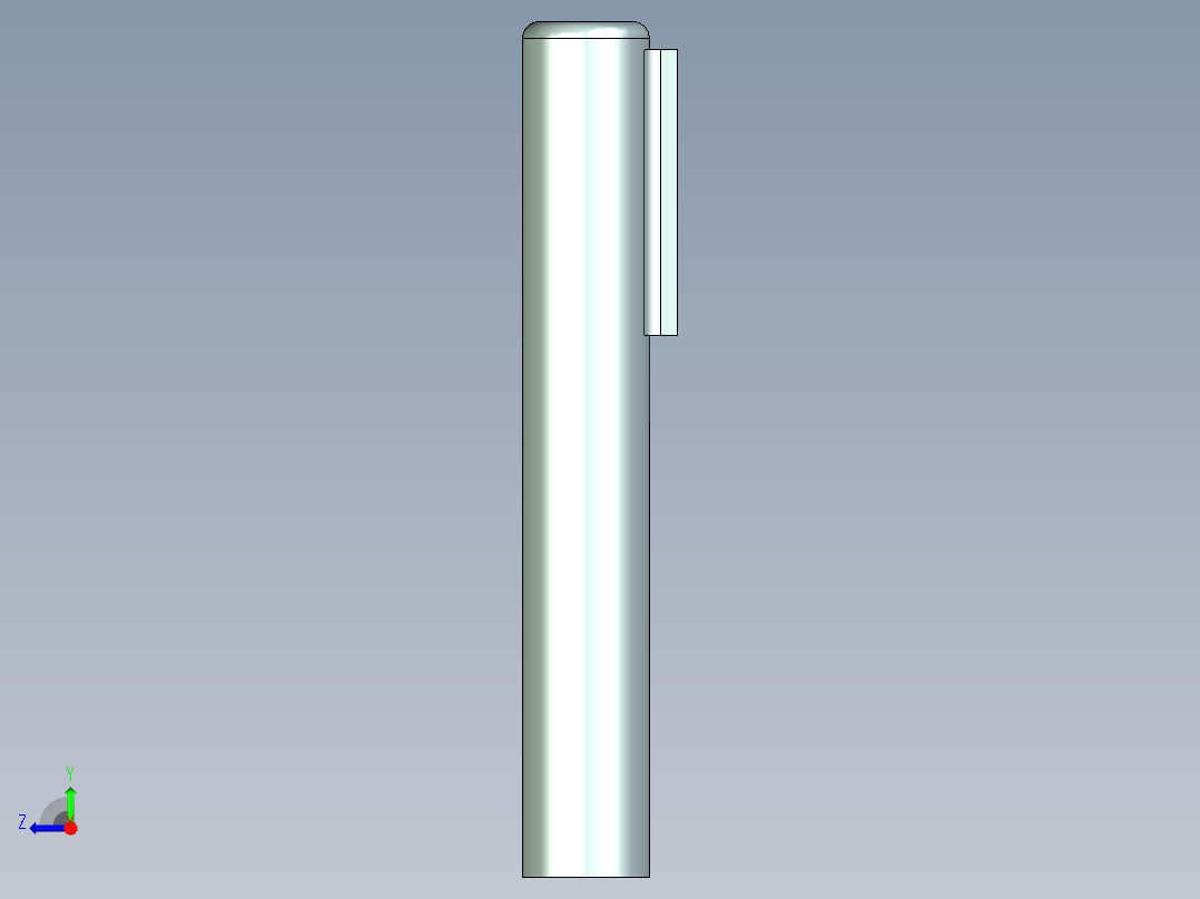 【2121】龙门式起重机UG设计右视图