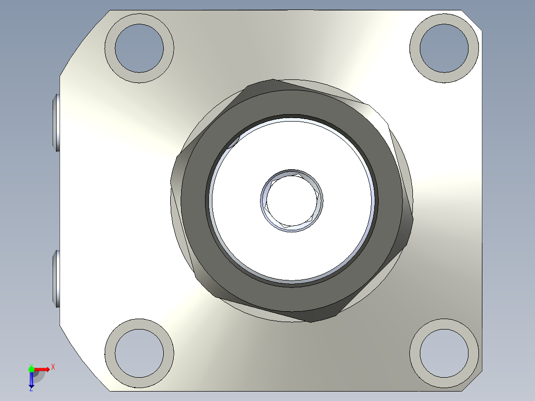 KOSMEKLHS1050-GL-Y45多系列多零件图纸模型俯视图