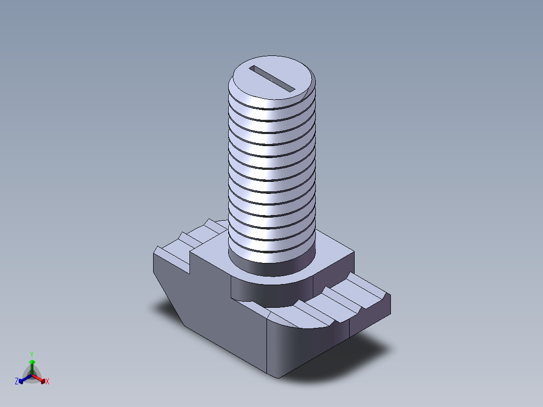 铝型材及其附件2.41.08.16正等轴测图