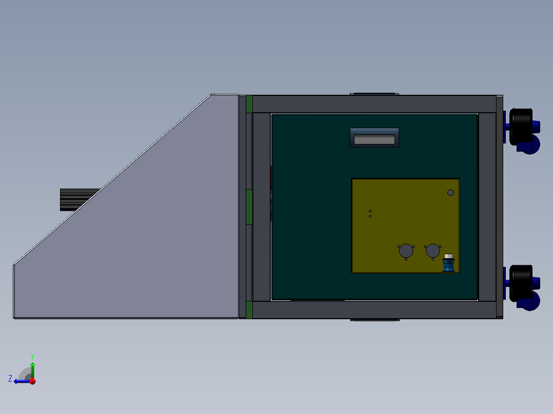 工业焊接机器sw18可编辑右视图