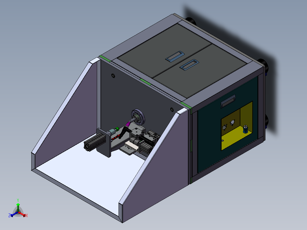 工业焊接机器sw18可编辑正等轴测图