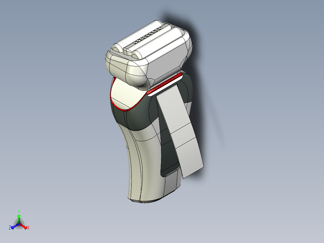 电动<span style='color: red'>剃须刀</span>设计图纸