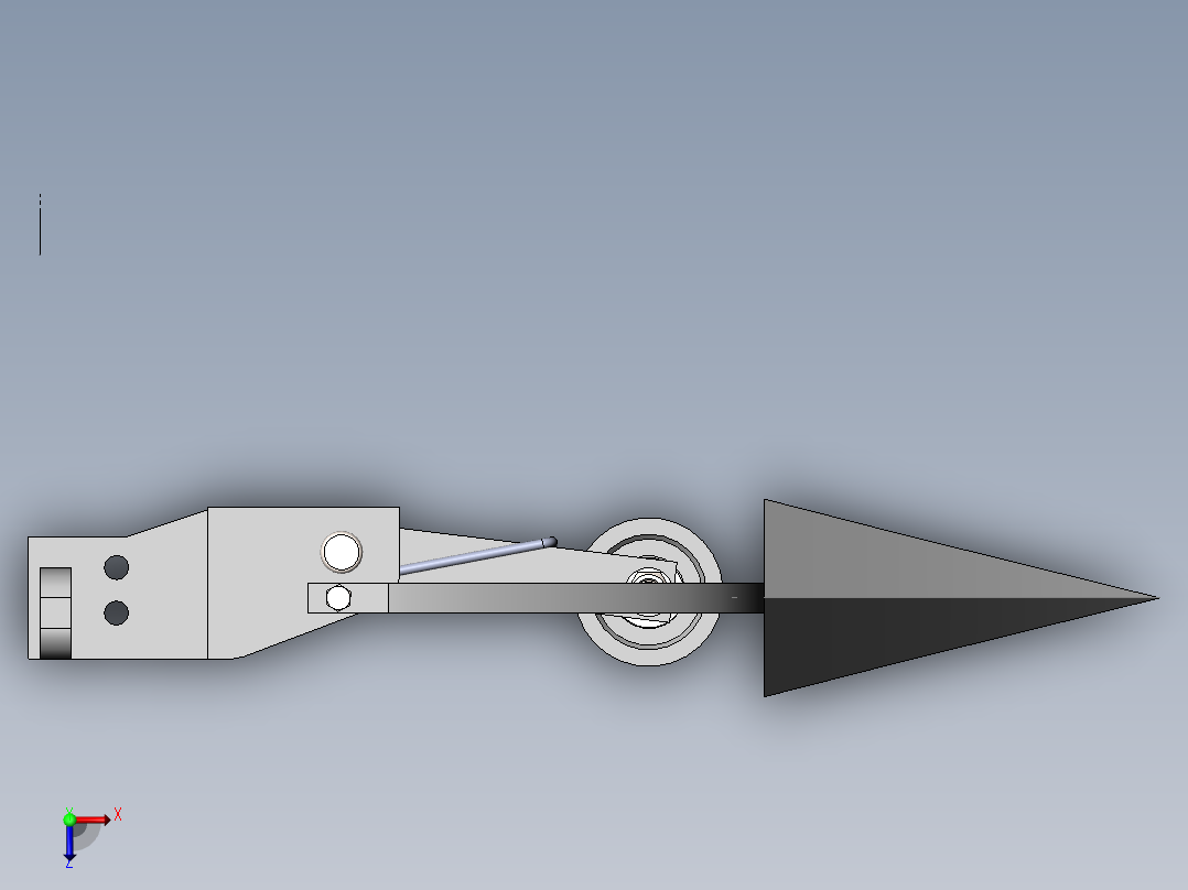 浮动机构右俯视图