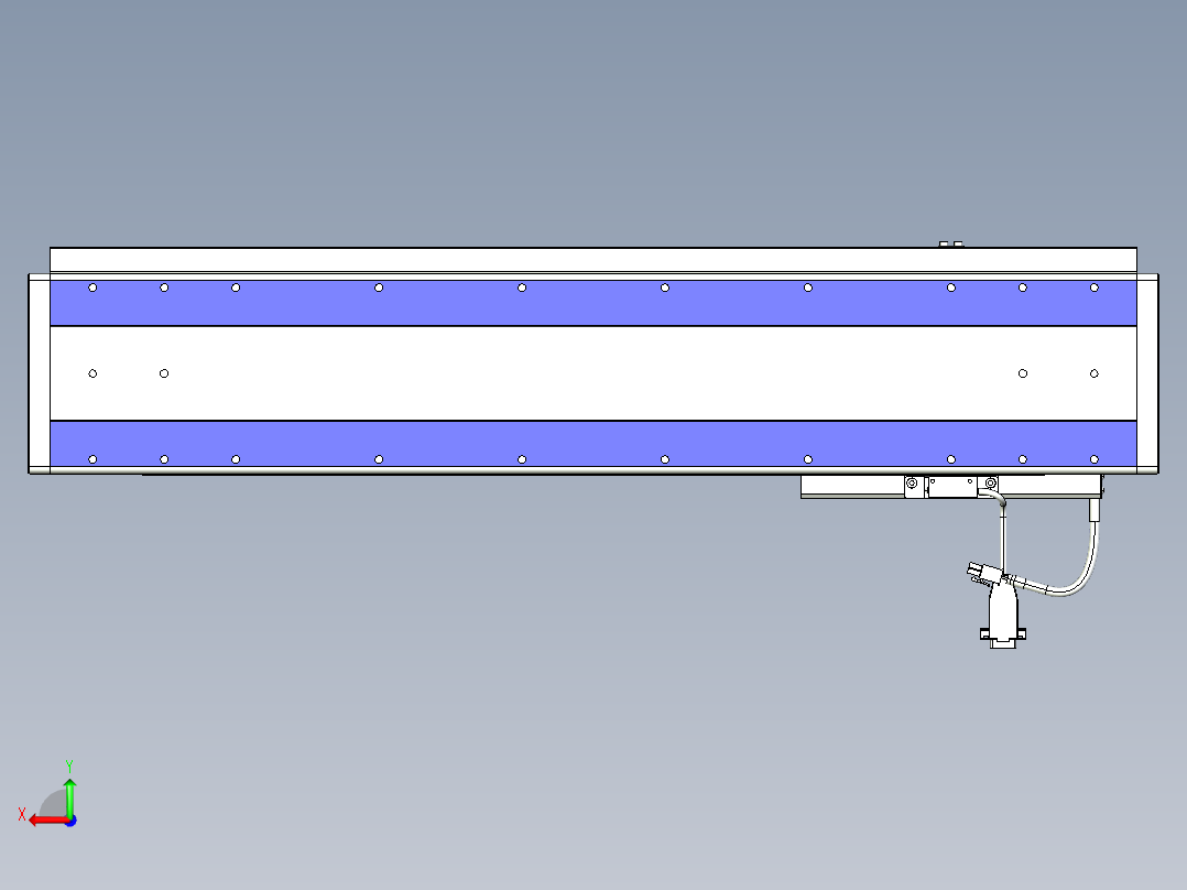 威洛博VL系列直线电机模组-VL14S3-S500后视图