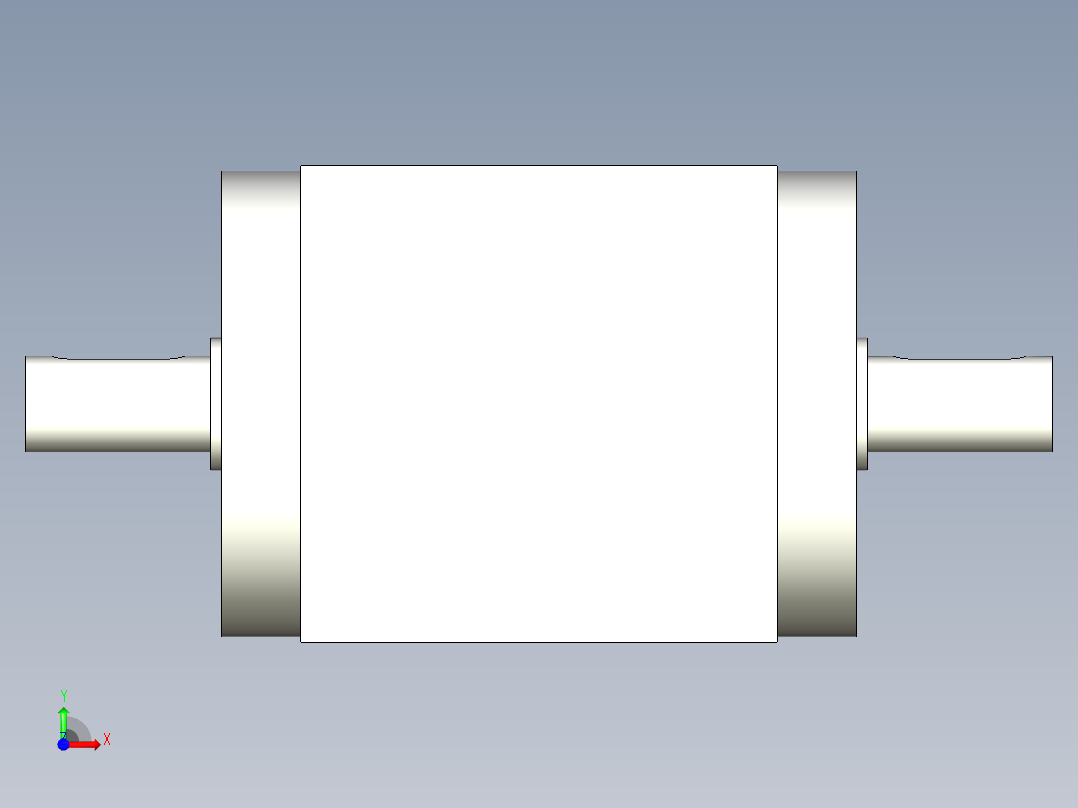 换向器PW90双轴 PLX90-L1 19-70-90-M6.stp前视图