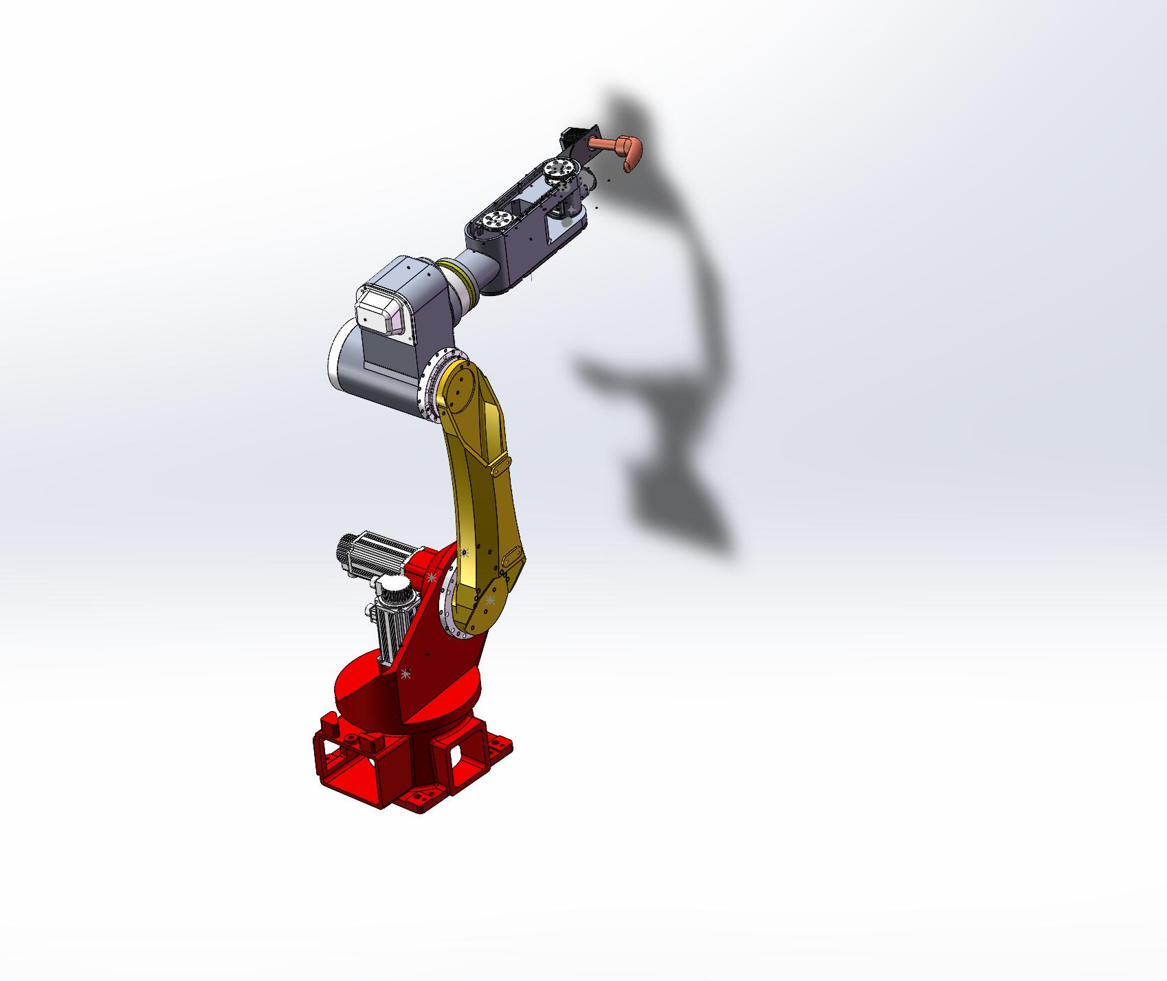 10kg六关节机器人三维-六自由度打磨机器人