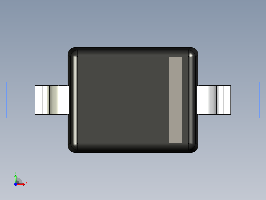 分立半导体元件封装-SC-76前视图