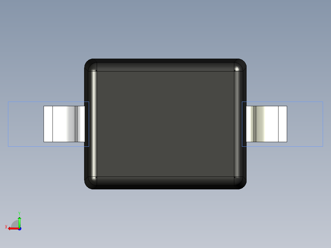 分立半导体元件封装-SC-76后视图
