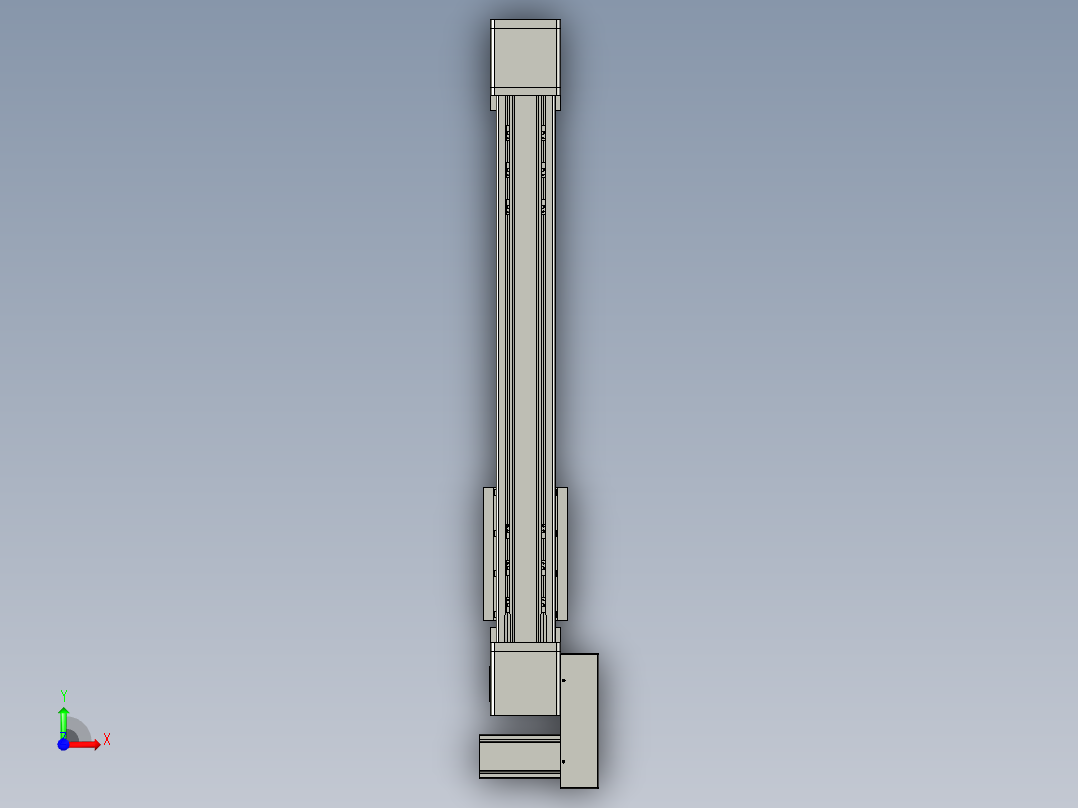 欧规系列-GB8-L96-S500-BR-P40-MS3前视图