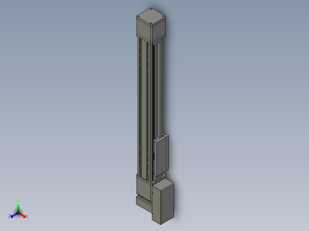 欧规系列-GB8-L96-S500-BR-P40-MS3正等轴测图