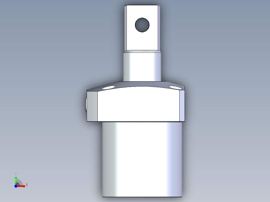 KOSMEKLHA0750-Gx-P_rev1多系列多零件图纸模型前视图
