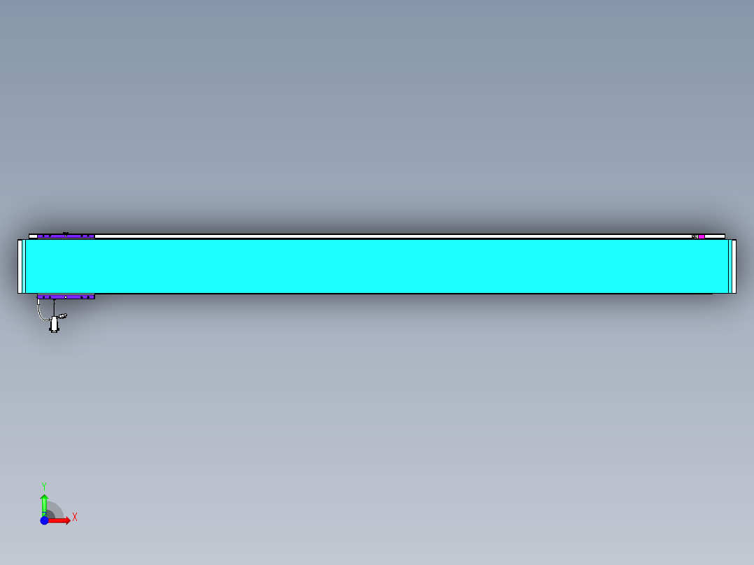 威洛博VL系列3d模型模组VL17E2Y-S1950前视图