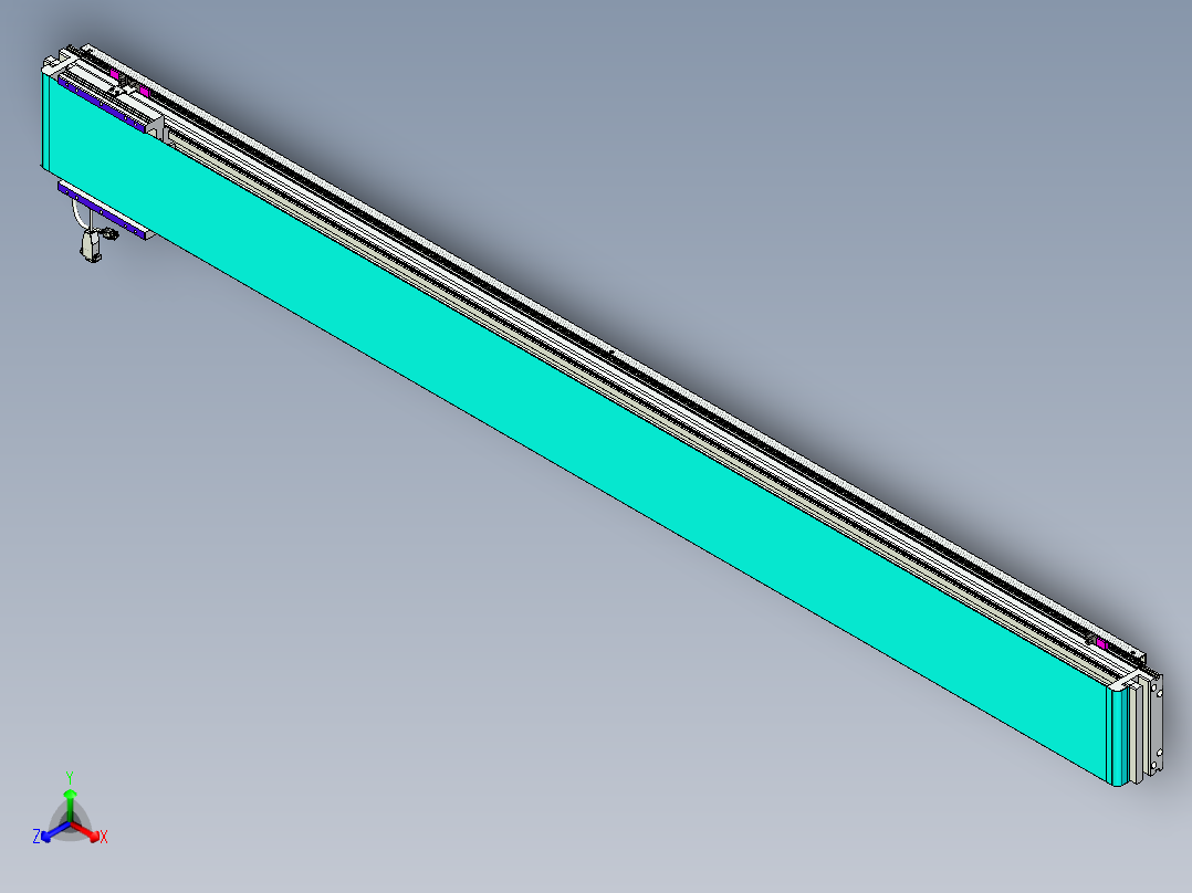 威洛博VL系列3d模型模组VL17E2Y-S1950正等轴测图