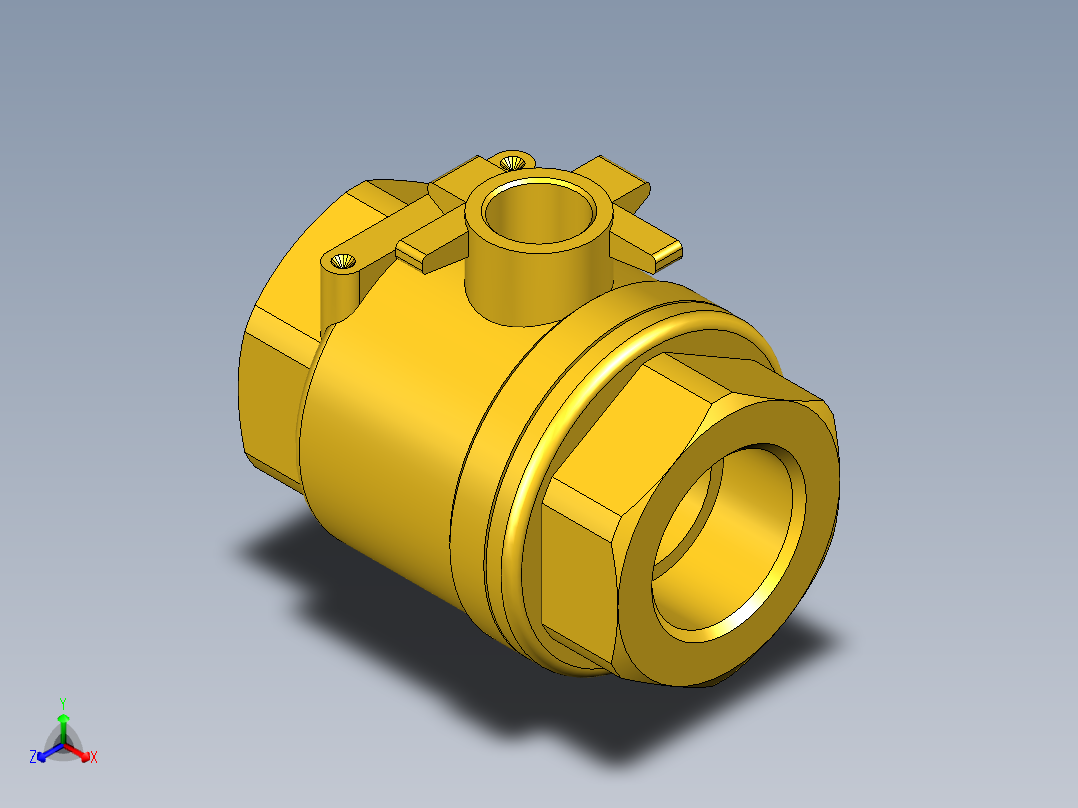 管道手动球阀-水管开关阀-手动阀门395_04_E_1_body