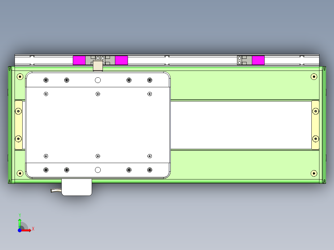 威洛博LC系列3d模型模组LC17E2Y-S200前视图