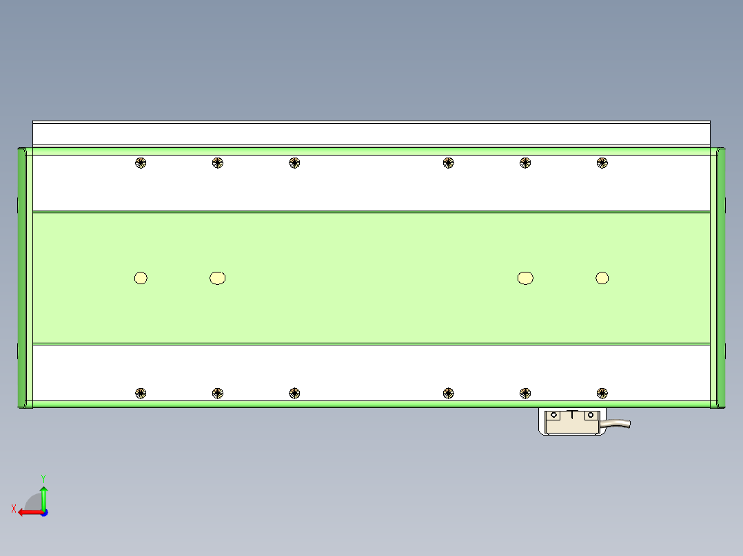 威洛博LC系列3d模型模组LC17E2Y-S200后视图