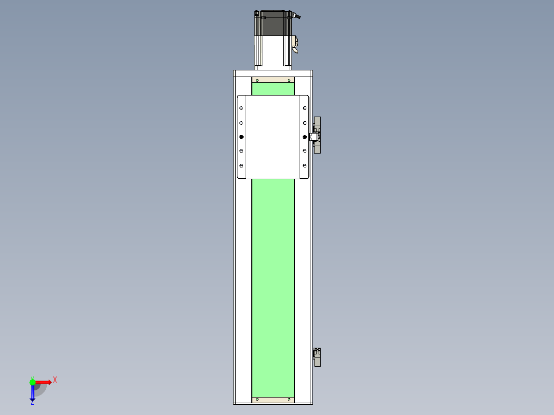 丝杠滑台-全封闭-EC17-Lx-C-S450-BC-P75-D3俯视图