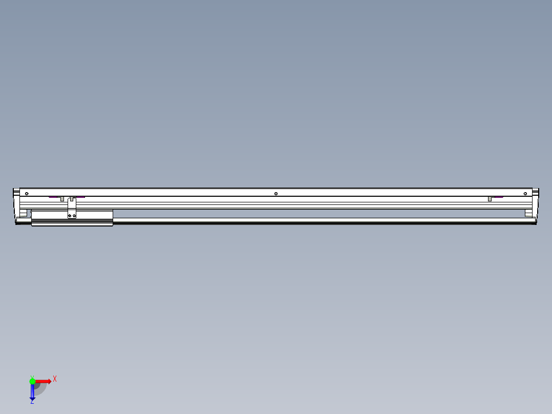威洛博VL系列3d模型模组VL14S2Y-S900俯视图