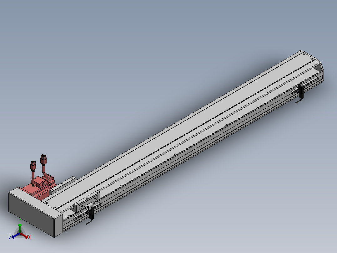 精密模组MY100-T10-800L-BR-P20B-C4-C正等轴测图