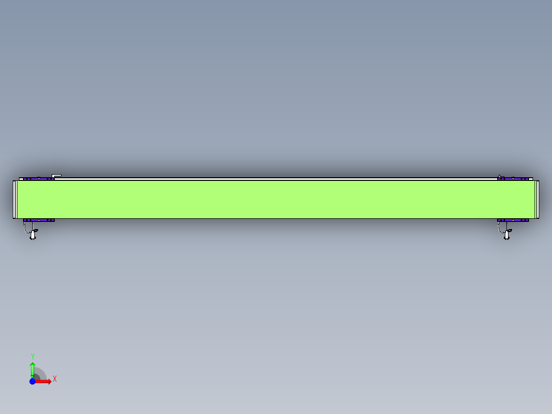 威洛博VL系列3d模型模组2VL22H2Y-S2550前视图