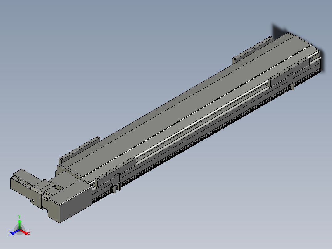 直线模组LHB21-L40-S1000-BR设计图纸