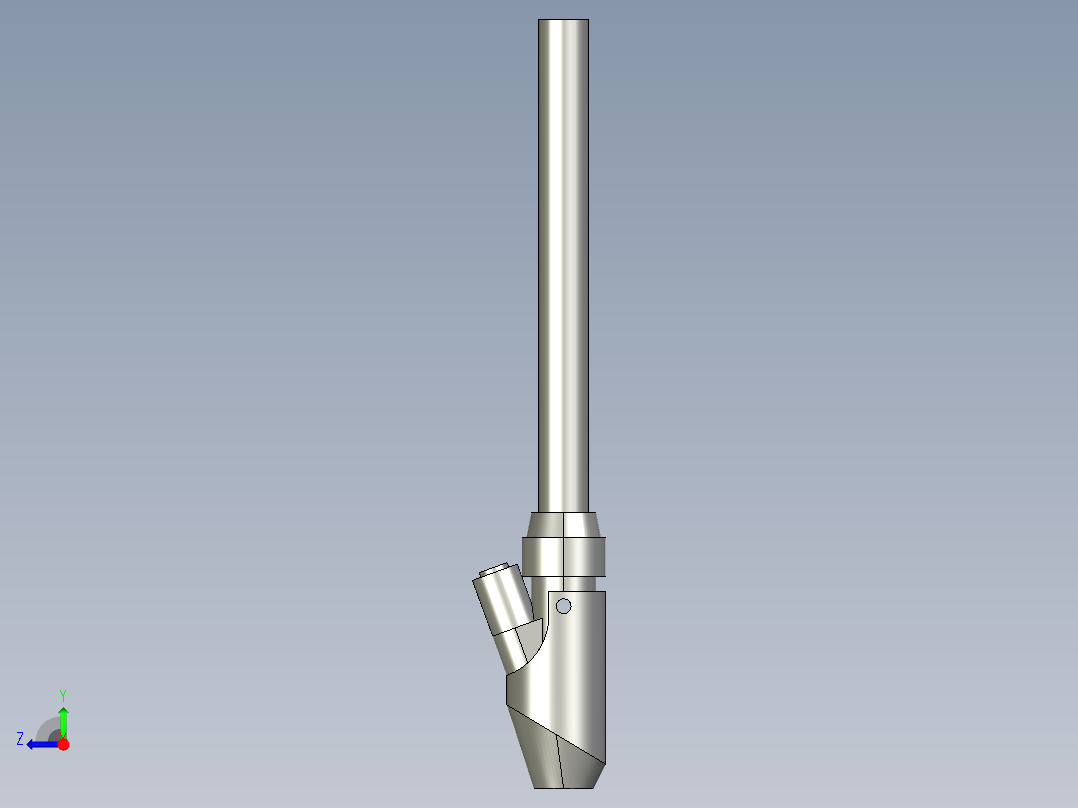 基恩士SJ-S01Wblower_kc图纸模型右视图
