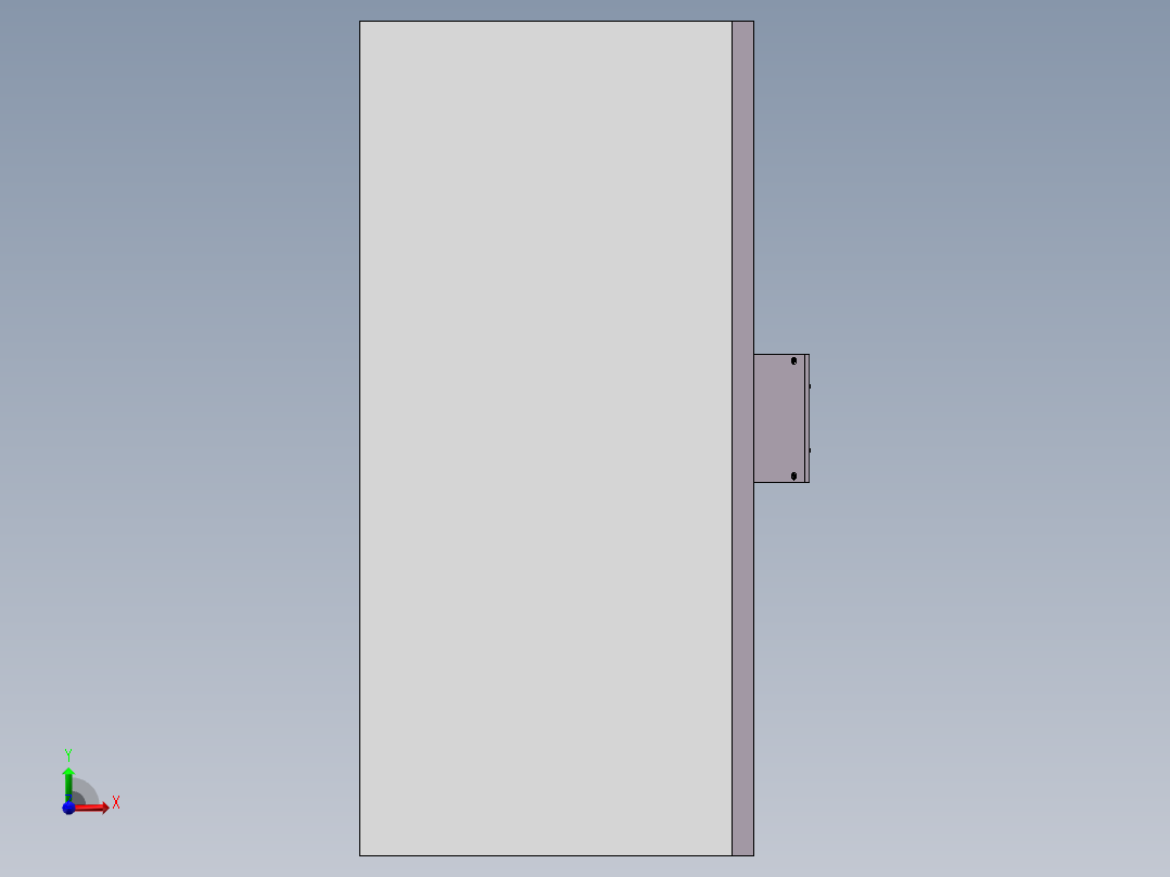 实验台建模前视图