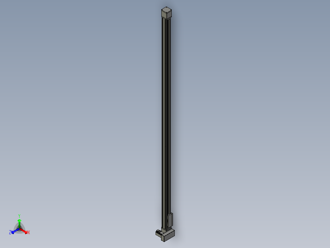 欧规系列-GB8-L96-S2900-BRD-P40-MS3正等轴测图