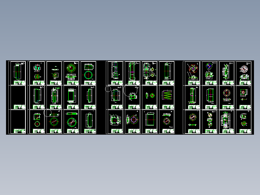 水处理气浮机（装配及零件）
