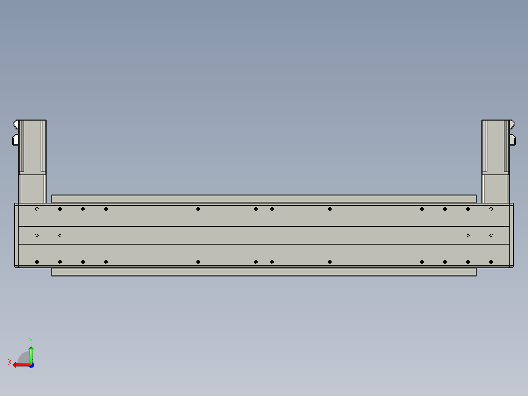 威洛博双电机滑台-VBC14S2-L100-S500-BLR-P40-C6后视图