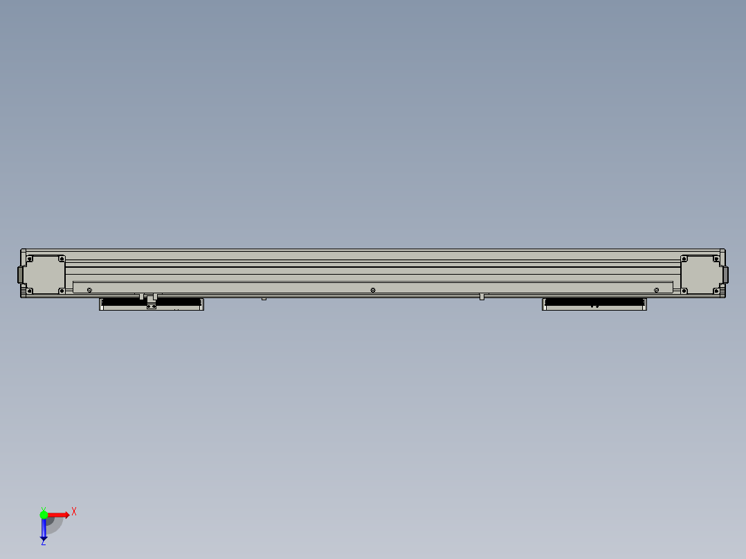 威洛博双电机滑台-VBC14S2-L100-S500-BLR-P40-C6俯视图
