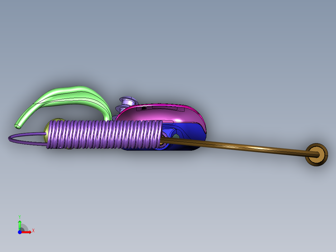 中性便携式游泳运动mp3前视图