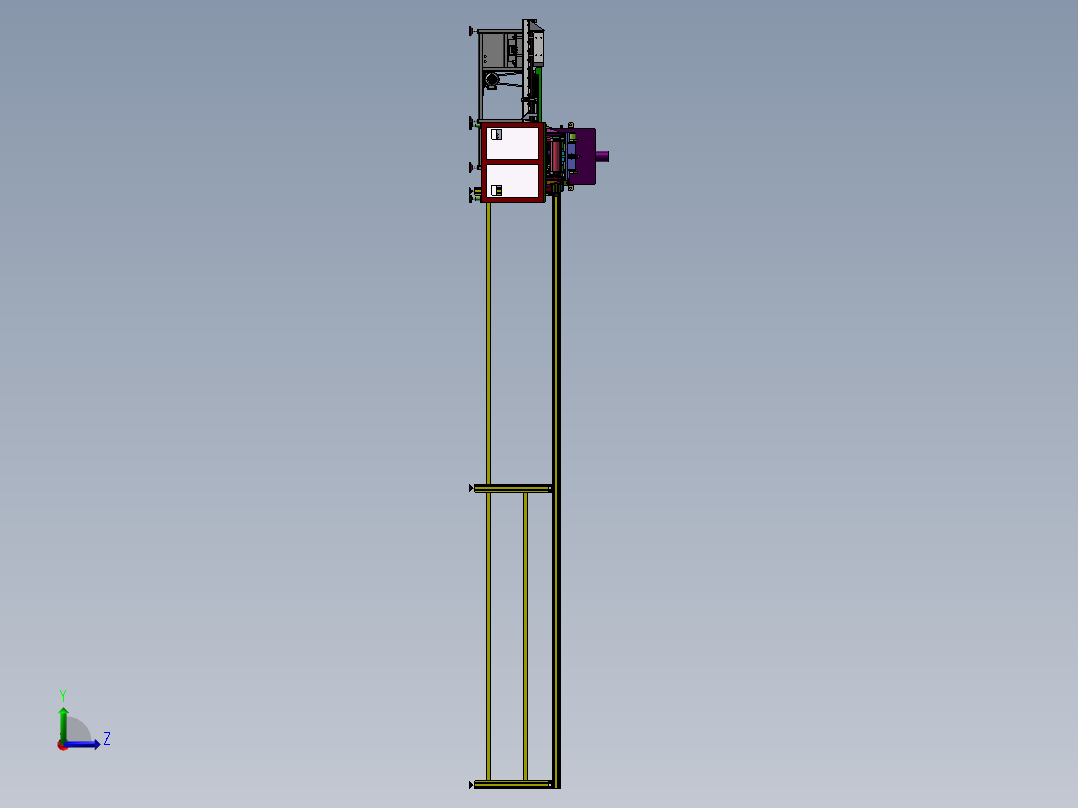 扬声器自动加工生产线sw17可编辑左视图