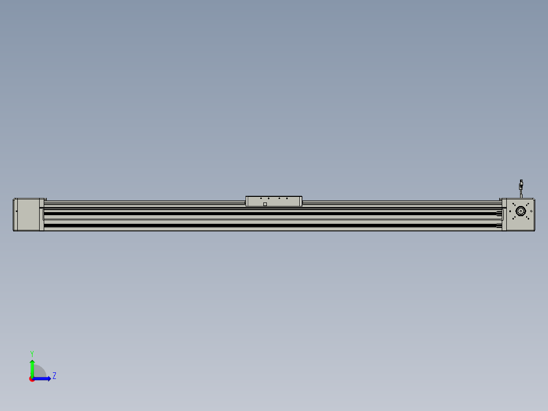 威洛博直线电机模组EB20-L224-S1650-L-ZP75-MS3-5K左视图