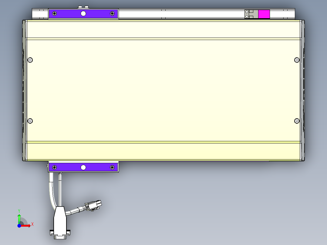 威洛博VL系列直线电机模组-VL22H1-S250前视图