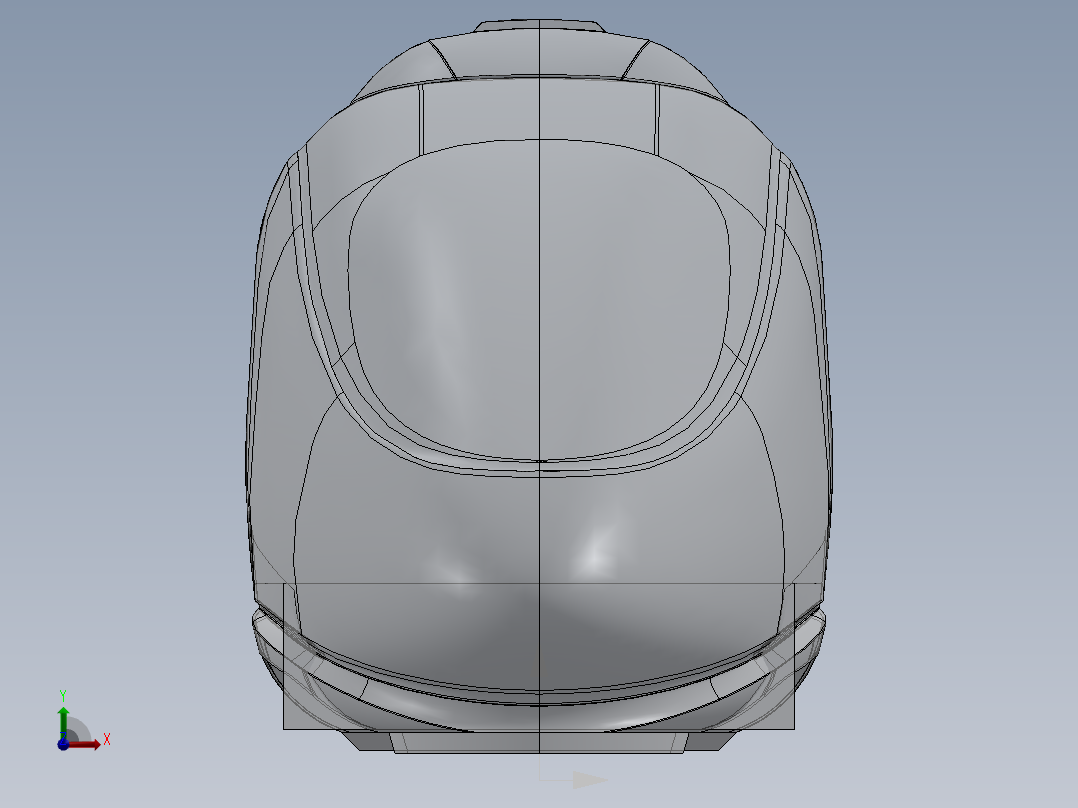 动车头车车体399973前视图