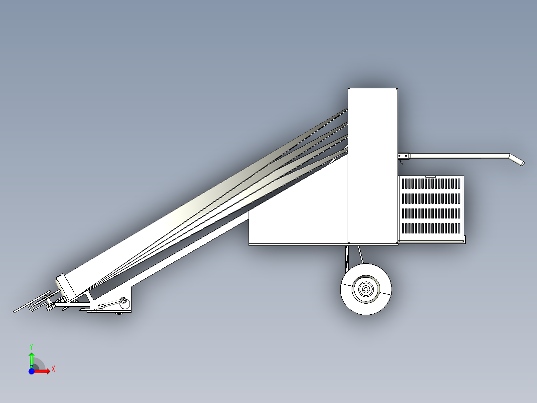 韭菜收割机设计含三维模型+7张CAD图纸+35页说明书前视图
