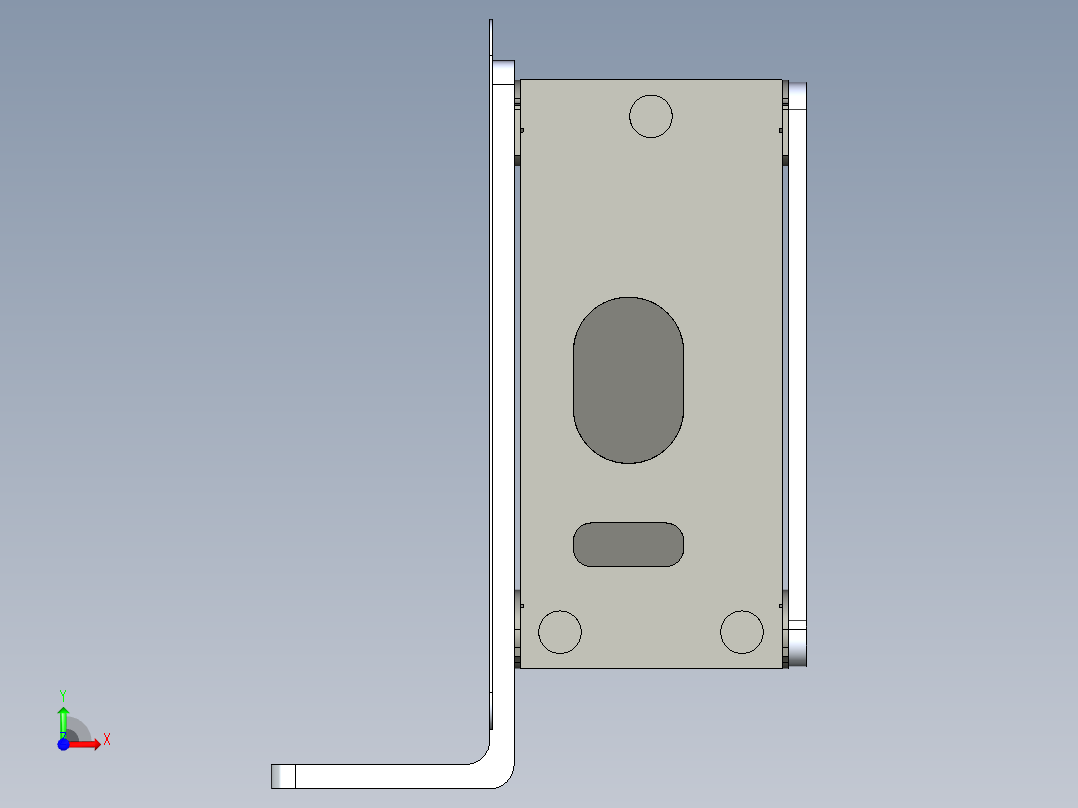 基恩士IL-030_kc图纸模型前视图