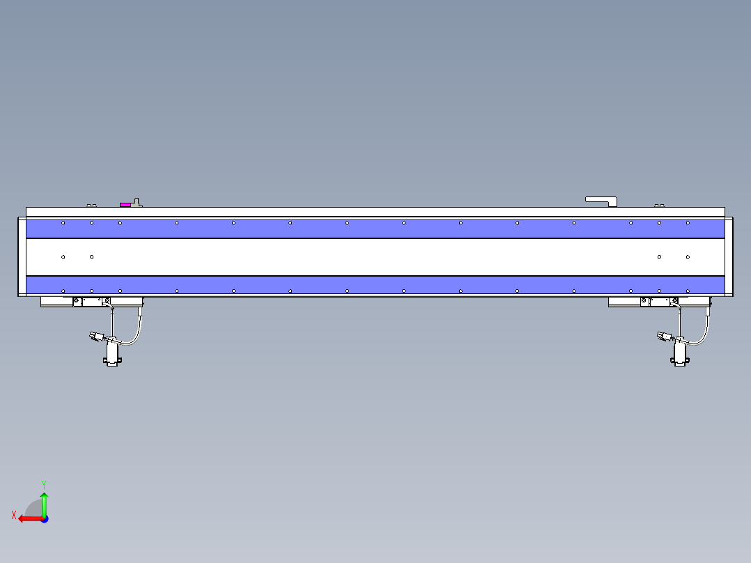 威洛博VL系列3d模型模组2VL14S2Y-S800后视图
