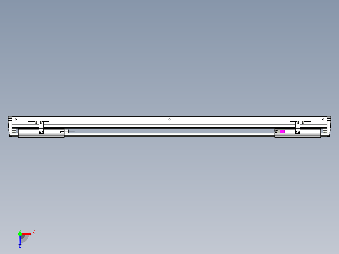 威洛博VL系列3d模型模组2VL14S2Y-S800俯视图