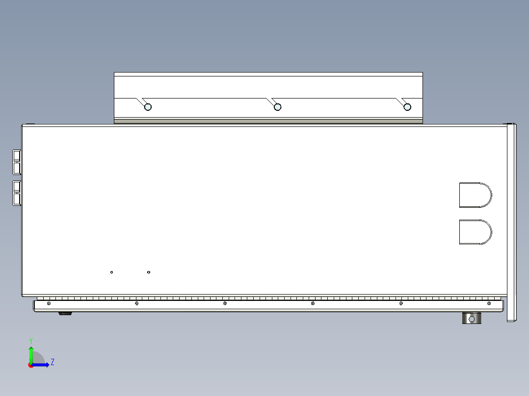电器柜 电控柜 (99) 机械设计素材左视图