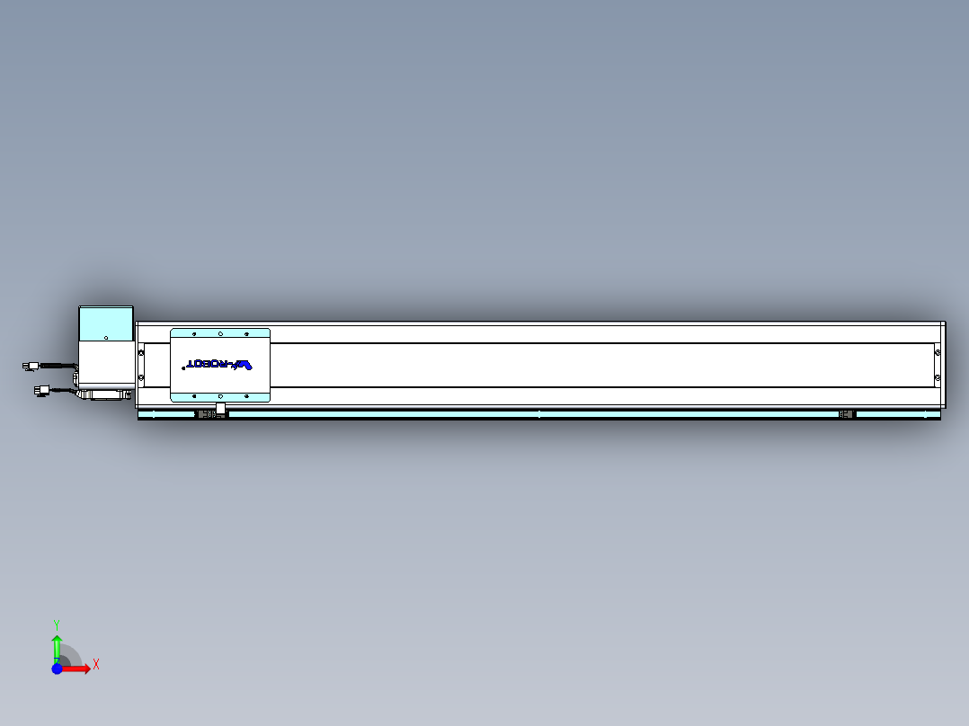 威洛博VBC同步带传动一无尘环境VBC14-L45-S1000-BRD-ZP75-C3前视图