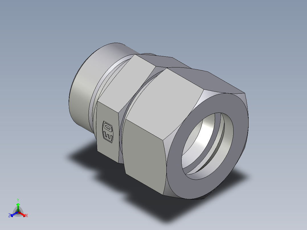 卡套式工业通用硬管接头EO_Male_Stud_connector_GE38SRCF