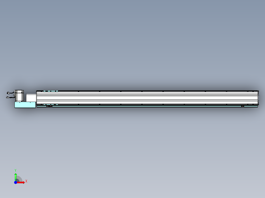 威洛博VBF同步带传动一般环境VBF14-L45-S1800-BL-ZP75-C3前视图